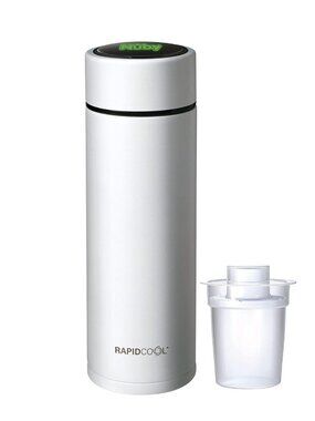 Portable Baby Bottle Maker - with Milk Powder Dispenser and Digital Lid - Ideal